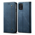 Flip Cover Samsung Galaxy A10 Tissu Jeans Flip Cover Samsung Galaxy A10 Tissu Jeans