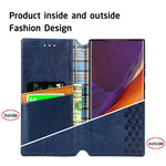 Flip Cover Samsung Galaxy Note 20 Ultra Bande Cuir Effet Diamant Flip Cover Samsung Galaxy Note 20 Ultra Bande Cuir Effet Diamant