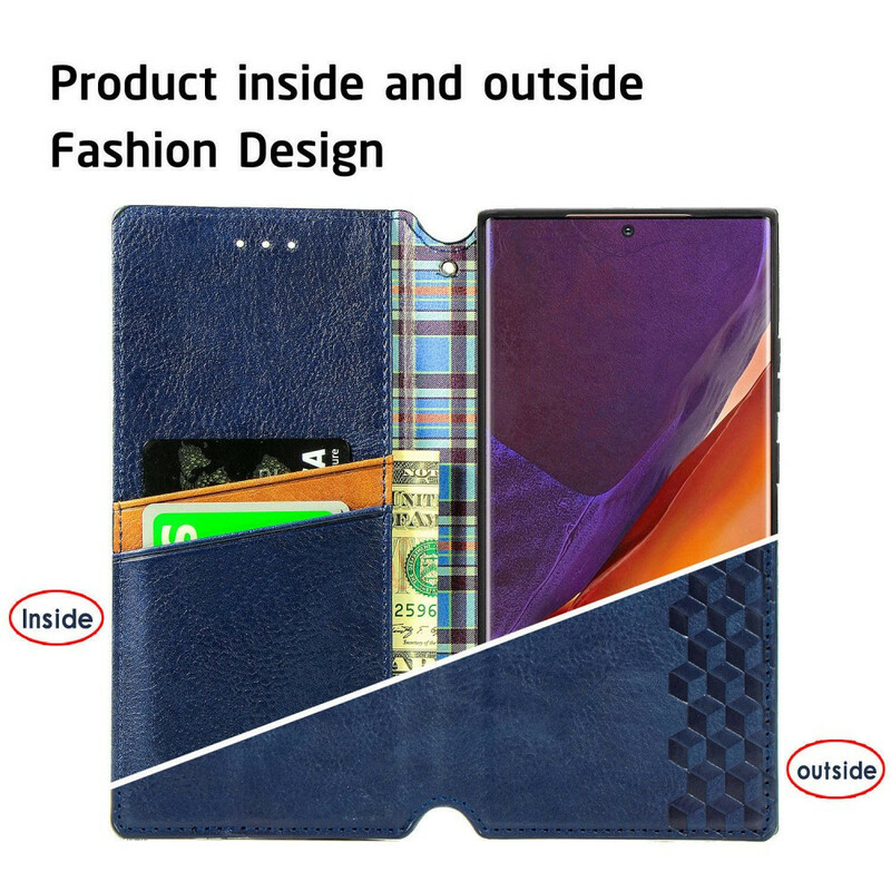 Flip Cover Samsung Galaxy Note 20 Ultra Bande Cuir Effet Diamant Flip Cover Samsung Galaxy Note 20 Ultra Bande Cuir Effet Diamant