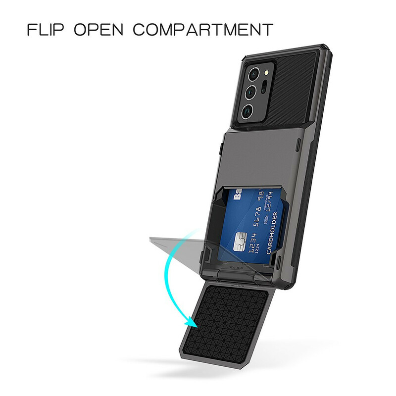 Coque Samsung Galaxy Note 20 Ultra Porte-Carte à Trap et Support Coque Samsung Galaxy Note 20 Ultra Porte-Carte à Trap et Support