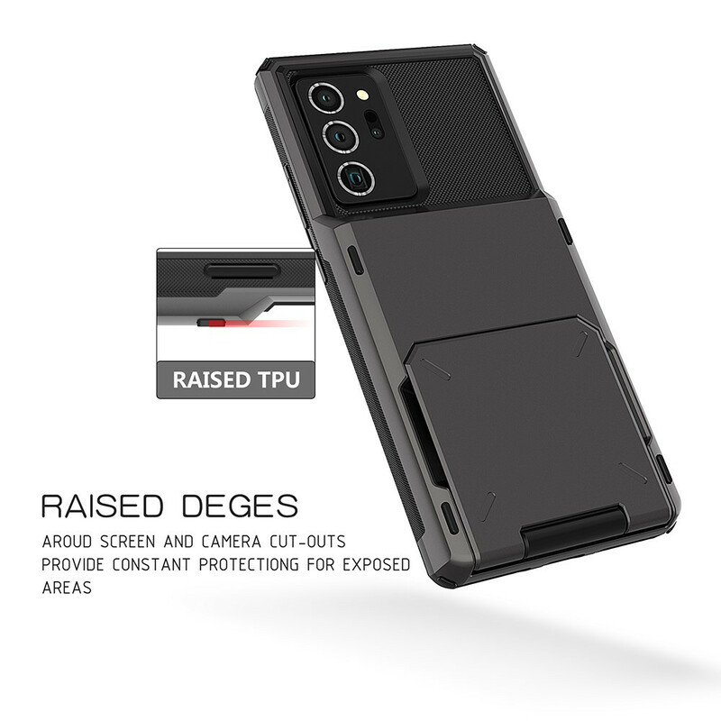 Coque Samsung Galaxy Note 20 Ultra Porte-Carte à Trap et Support Coque Samsung Galaxy Note 20 Ultra Porte-Carte à Trap et Support