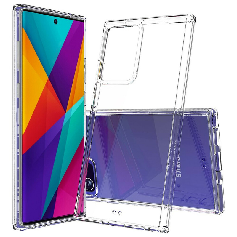 Coque Samsung Galaxy Note 20 Ultra Acrylique Rebords Colorés Coque Samsung Galaxy Note 20 Ultra Acrylique Rebords Colorés