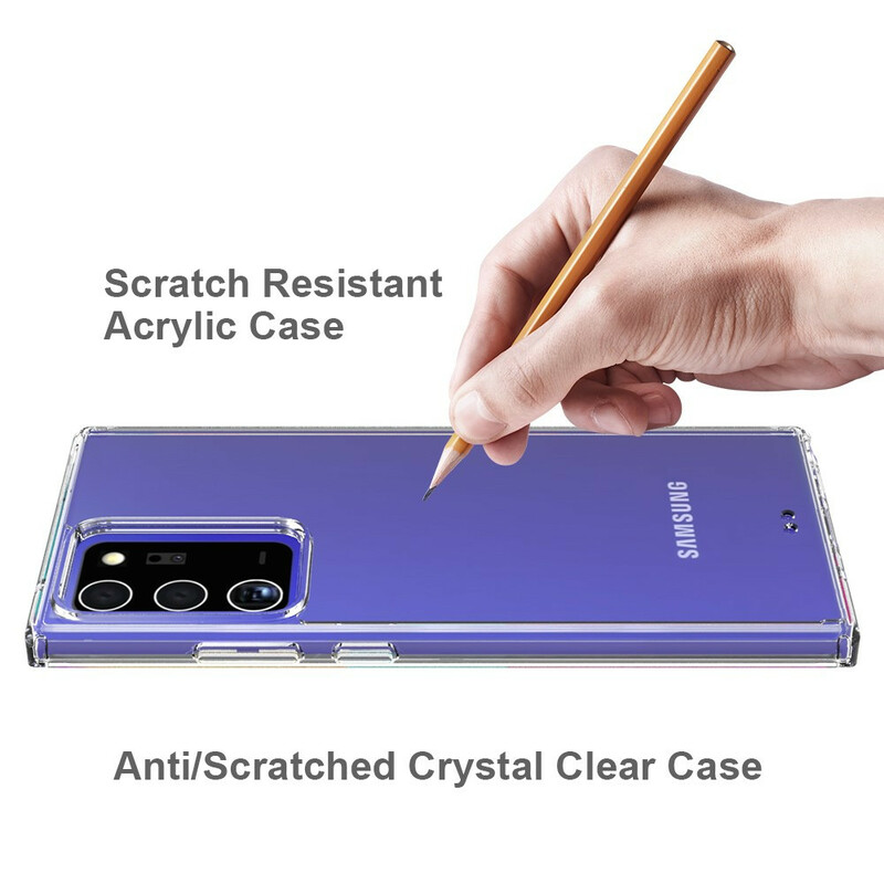 Coque Samsung Galaxy Note 20 Ultra Acrylique Rebords Colorés Coque Samsung Galaxy Note 20 Ultra Acrylique Rebords Colorés