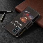 Housse Samsung Galaxy A51 Poche Zippée Ours Housse Samsung Galaxy A51 Poche Zippée Ours