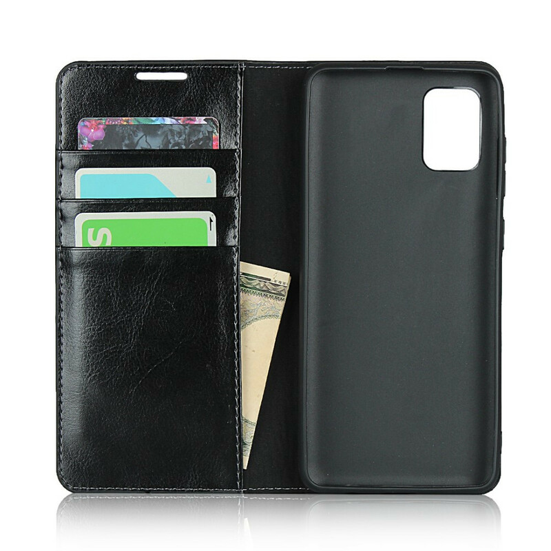 Flip Cover Samsung Galaxy A31 Cuir Véritable Ma Coque