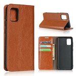 Flip Cover Samsung Galaxy A31 Cuir Véritable Flip Cover Samsung Galaxy A31 Cuir Véritable
