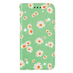 Flip Cover Samsung Galaxy A51 Simili Cuir Marguerites Flip Cover Samsung Galaxy A51 Simili Cuir Marguerites