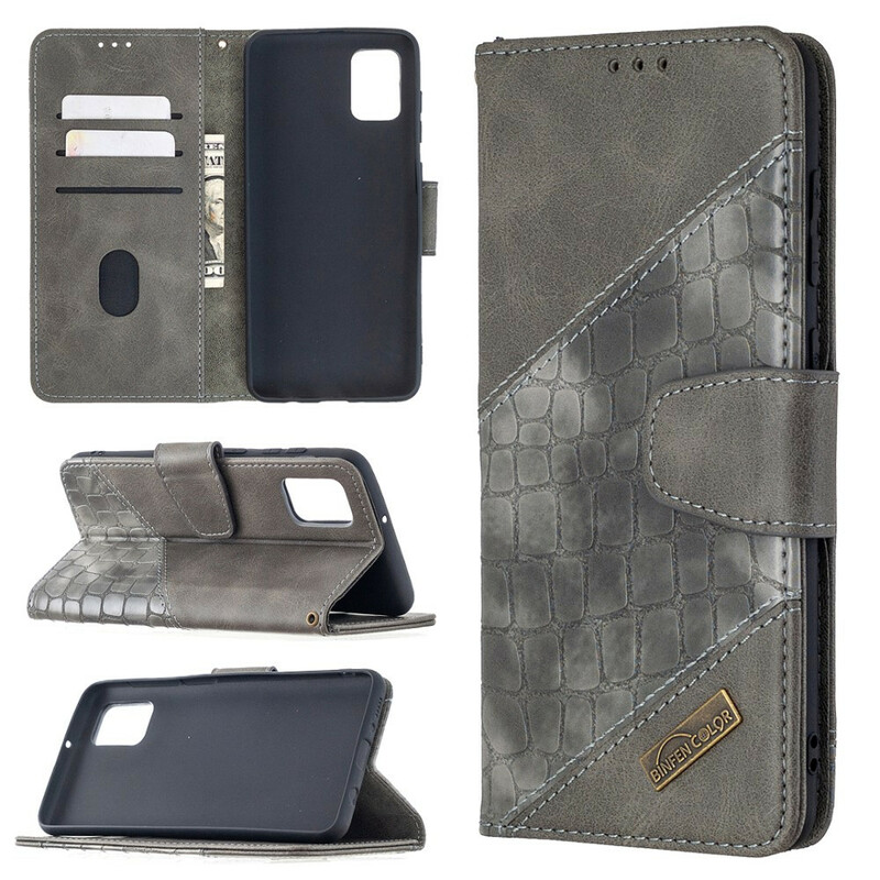 Housse Samsung Galaxy A31 Effet Peau de Crocodile Classique Housse Samsung Galaxy A31 Effet Peau de Crocodile Classique