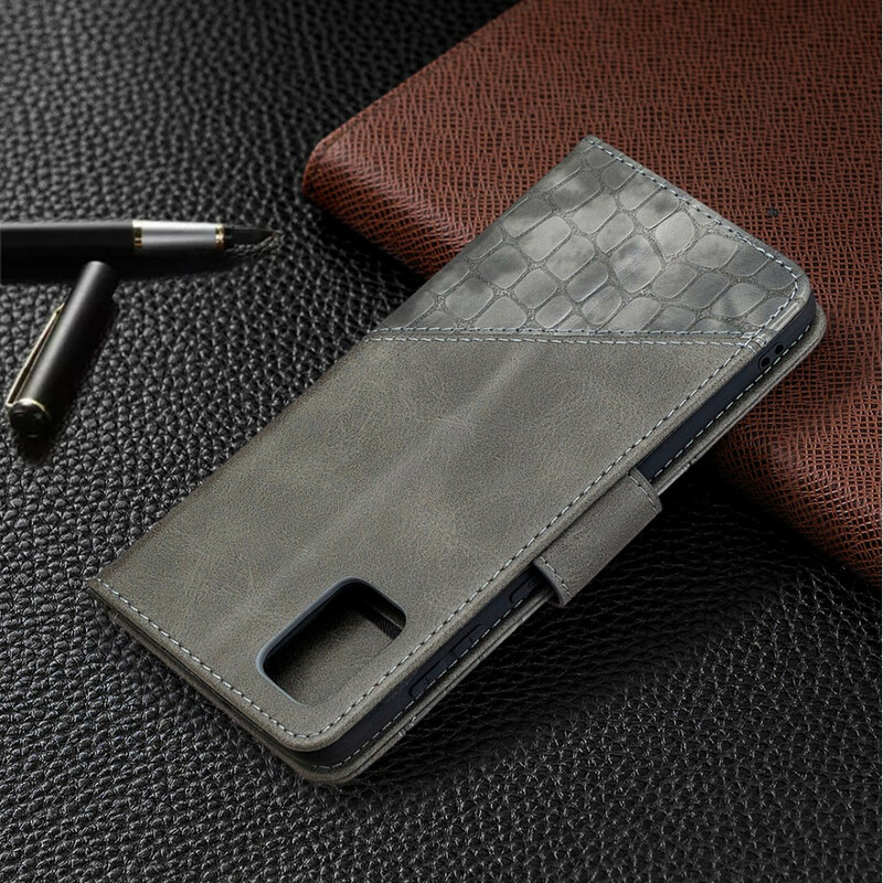 Housse Samsung Galaxy A31 Effet Peau de Crocodile Classique Housse Samsung Galaxy A31 Effet Peau de Crocodile Classique