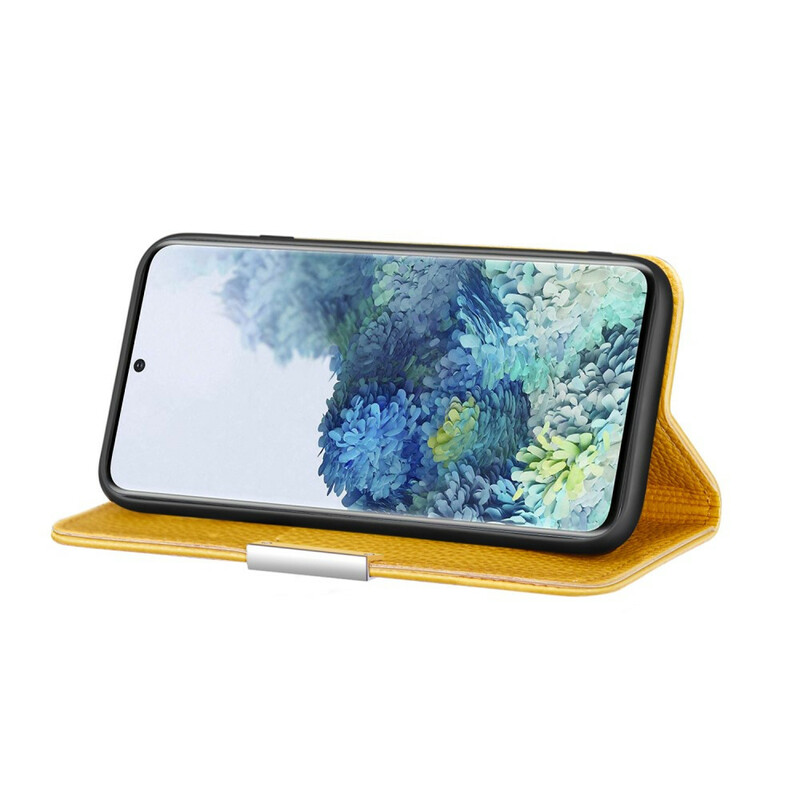 Flip Cover Samsung Galaxy A51 Simili Cuir Litchi Ultra Chic Flip Cover Samsung Galaxy A51 Simili Cuir Litchi Ultra Chic