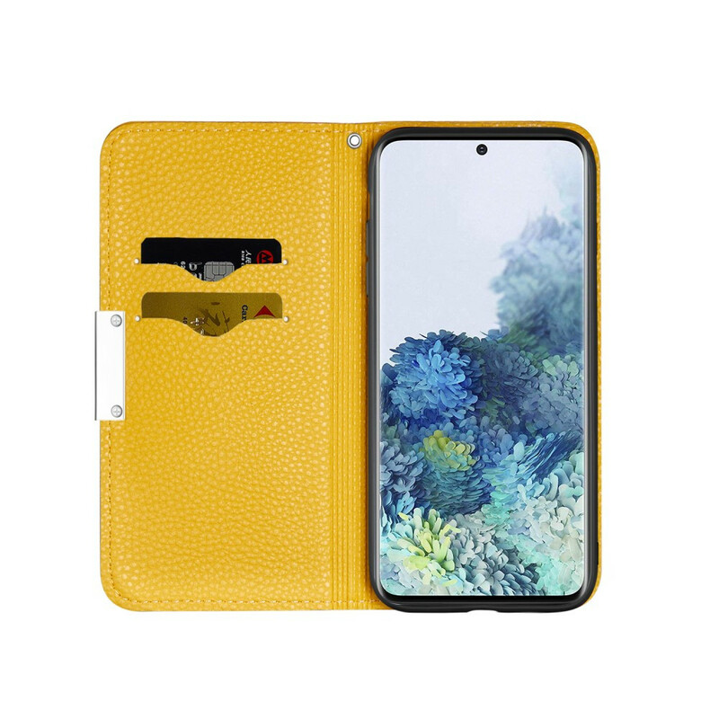 Flip Cover Samsung Galaxy A51 Simili Cuir Litchi Ultra Chic Flip Cover Samsung Galaxy A51 Simili Cuir Litchi Ultra Chic