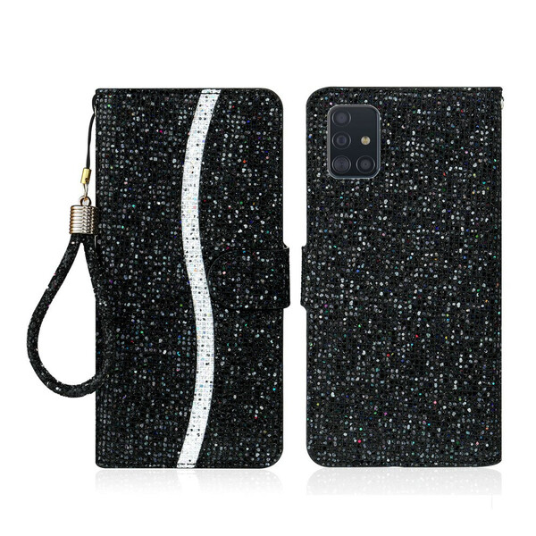 Housse Samsung Galaxy A51 Paillettes S Design