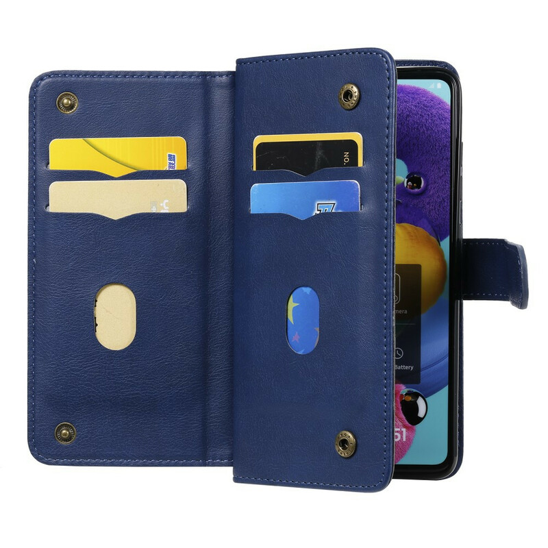 Housse Samsung Galaxy A51 Simili Cuir 9 Porte-Cartes Housse Samsung Galaxy A51 Simili Cuir 9 Porte-Cartes