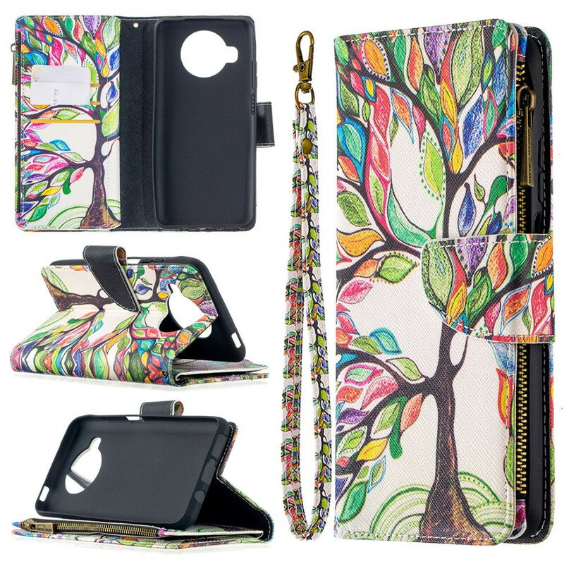 Housse Xiaomi Mi 10T Lite 5G / Redmi Note 9 Pro 5G Poche Zippée Arbre Housse Xiaomi Mi 10T Lite 5G / Redmi Note 9 Pro 5G Poche Zippée Arbre