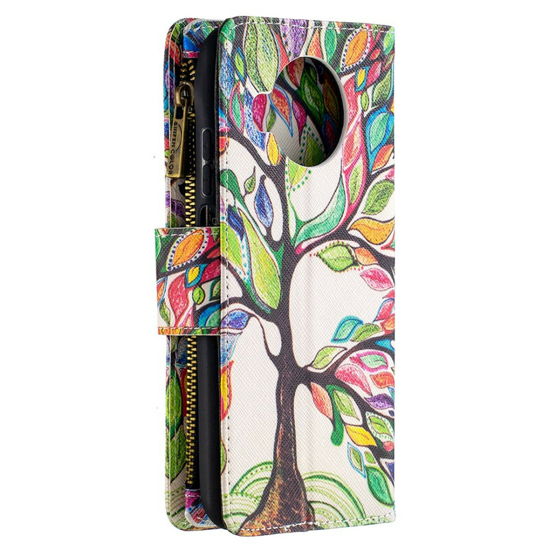 Housse Xiaomi Mi 10T Lite 5G / Redmi Note 9 Pro 5G Poche Zippée Arbre Housse Xiaomi Mi 10T Lite 5G / Redmi Note 9 Pro 5G Poche Zippée Arbre