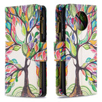 Housse Xiaomi Mi 10T Lite 5G / Redmi Note 9 Pro 5G Poche Zippée Arbre Housse Xiaomi Mi 10T Lite 5G / Redmi Note 9 Pro 5G Poche Zippée Arbre
