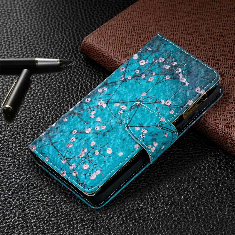 Housse Xiaomi Mi 10T Lite 5G / Redmi Note 9 Pro 5G Poche Zippée Arbre