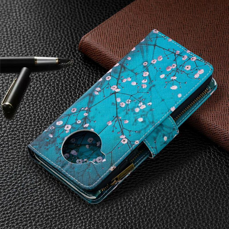 Housse Xiaomi Mi 10T Lite 5G / Redmi Note 9 Pro 5G Poche Zippée Arbre