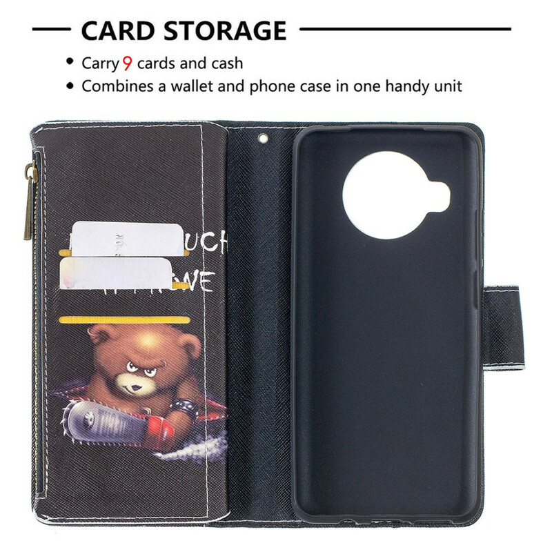 Housse Xiaomi Mi 10T Lite 5G / Redmi Note 9 Pro 5G Poche Zippée Ours Housse Xiaomi Mi 10T Lite 5G / Redmi Note 9 Pro 5G Poche Zippée Ours