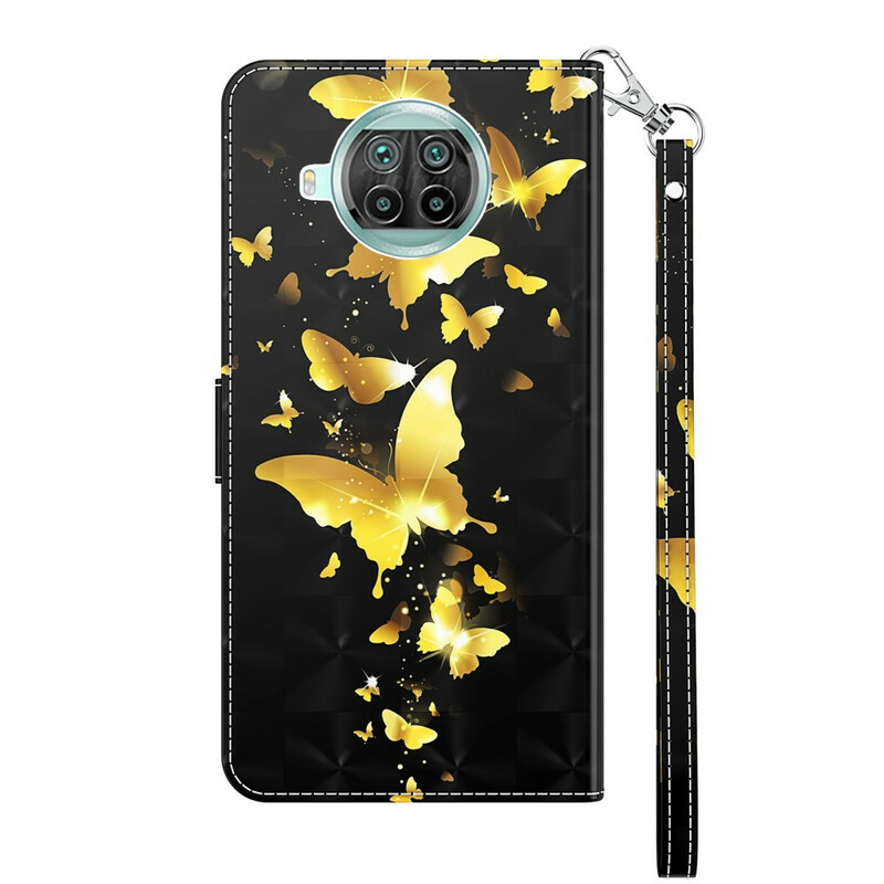 Housse Xiaomi Mi 10T Lite 5G / Redmi Note 9 Pro 5G Papillons Jaunes