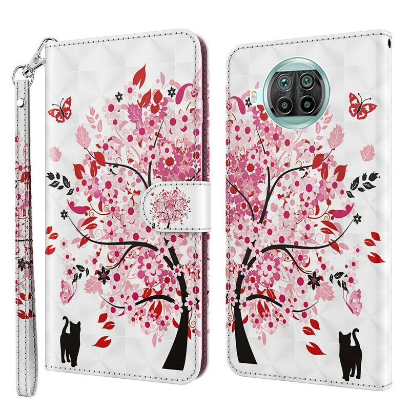 Housse Xiaomi Mi 10T Lite 5G / Redmi Note 9 Pro 5G Arbre Rose