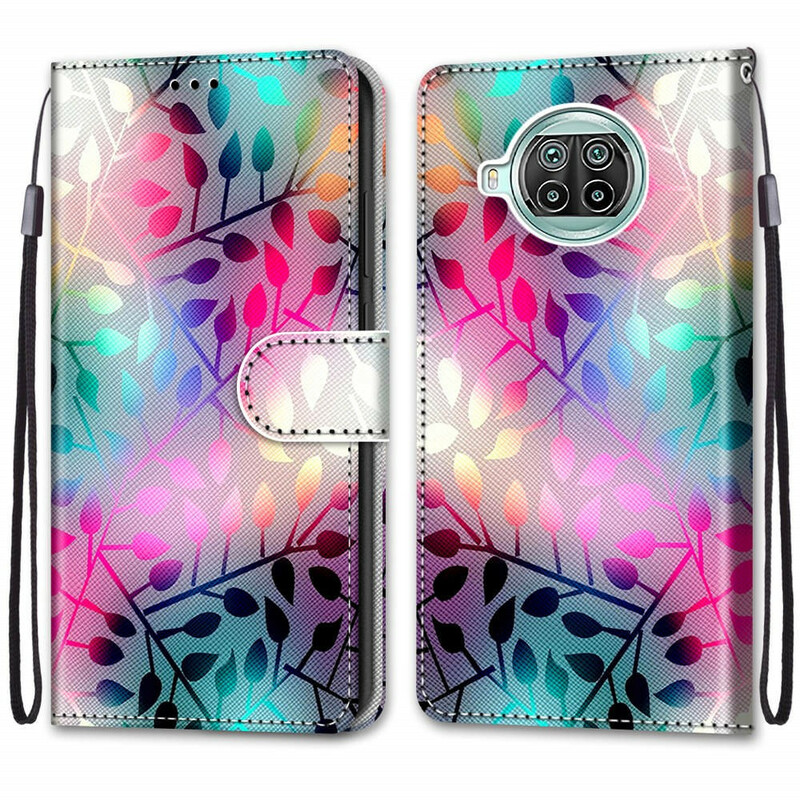Housse Xiaomi Mi 10T Lite 5G / Redmi Note 9 Pro 5G Feuilles Colorées Housse Xiaomi Mi 10T Lite 5G / Redmi Note 9 Pro 5G Feuilles Colorées