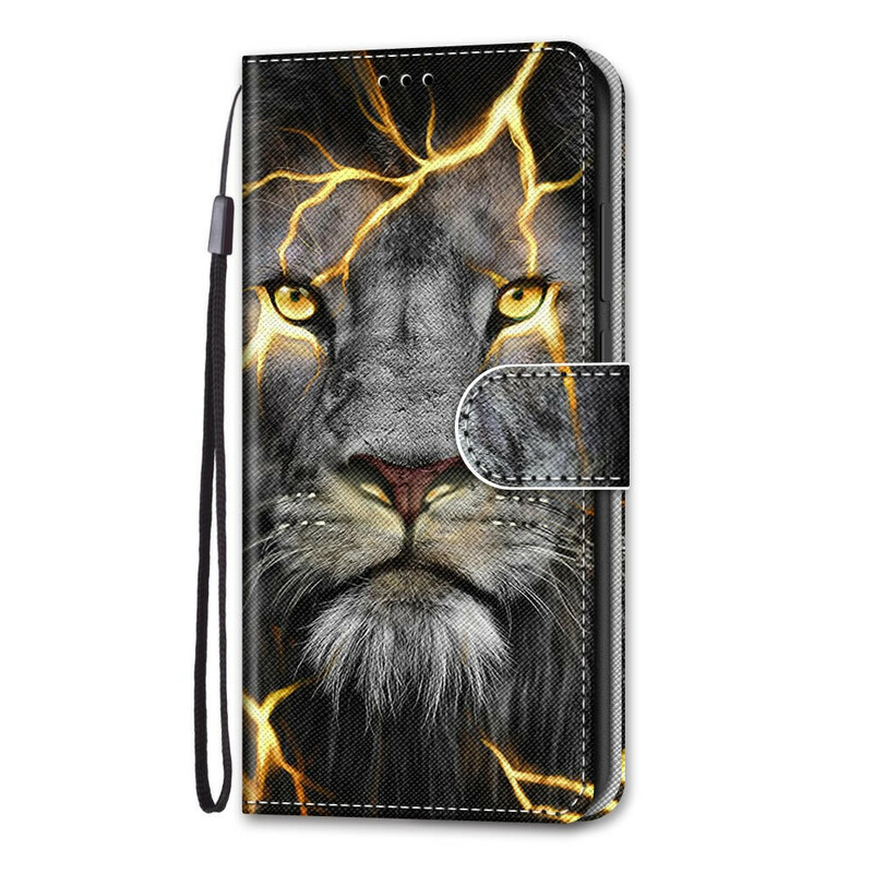Housse Xiaomi Mi 10T Lite 5G / Redmi Note 9 Pro 5G Félin avec Lanière Housse Xiaomi Mi 10T Lite 5G / Redmi Note 9 Pro 5G Félin avec Lanière