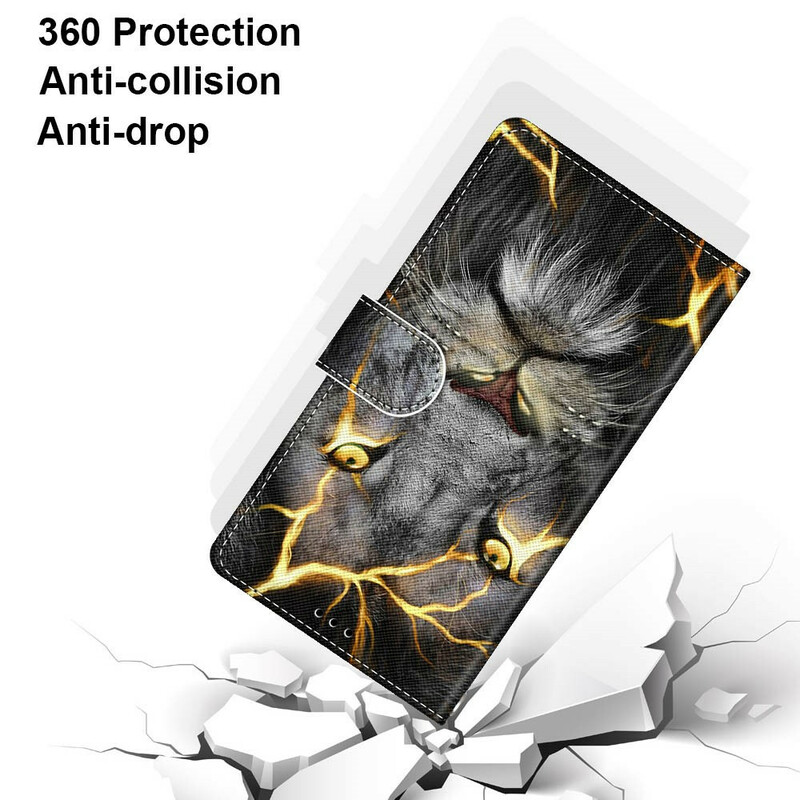 Housse Xiaomi Mi 10T Lite 5G / Redmi Note 9 Pro 5G Félin avec Lanière Housse Xiaomi Mi 10T Lite 5G / Redmi Note 9 Pro 5G Félin avec Lanière
