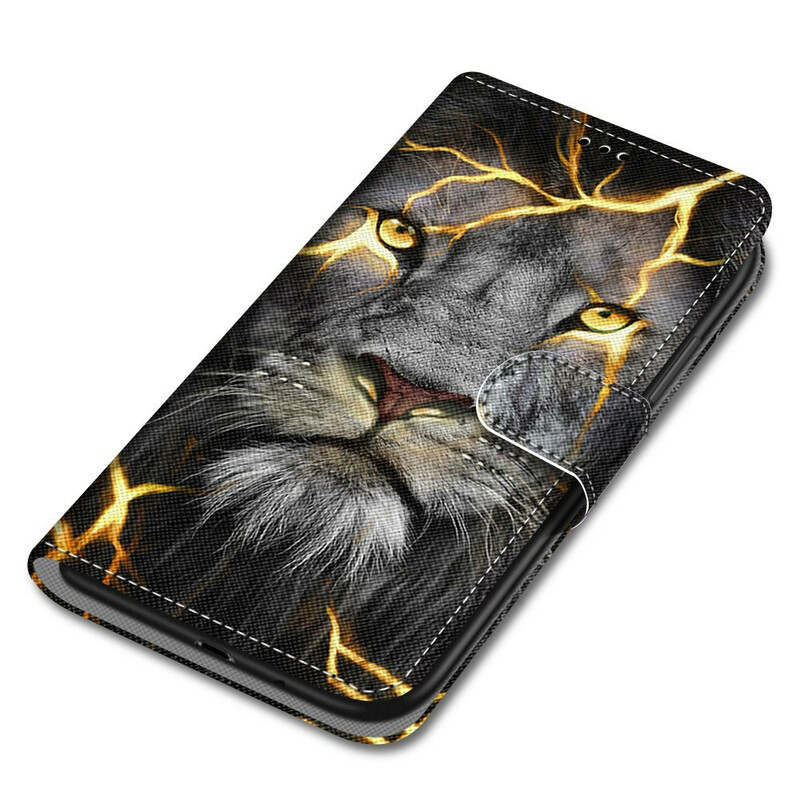 Housse Xiaomi Mi 10T Lite 5G / Redmi Note 9 Pro 5G Félin avec Lanière Housse Xiaomi Mi 10T Lite 5G / Redmi Note 9 Pro 5G Félin avec Lanière