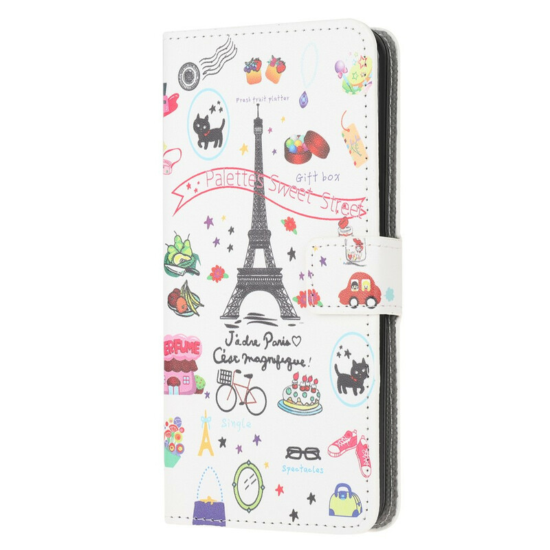 Housse Samsung Galaxy A12 J'adore Paris