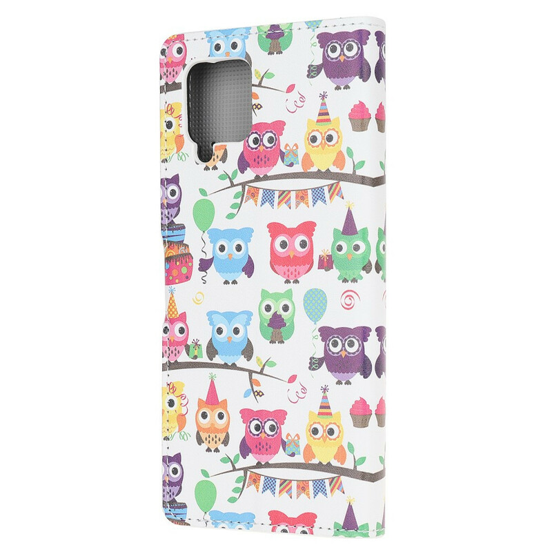 Housse Samsung Galaxy A12 Multiples Hiboux Housse Samsung Galaxy A12 Multiples Hiboux