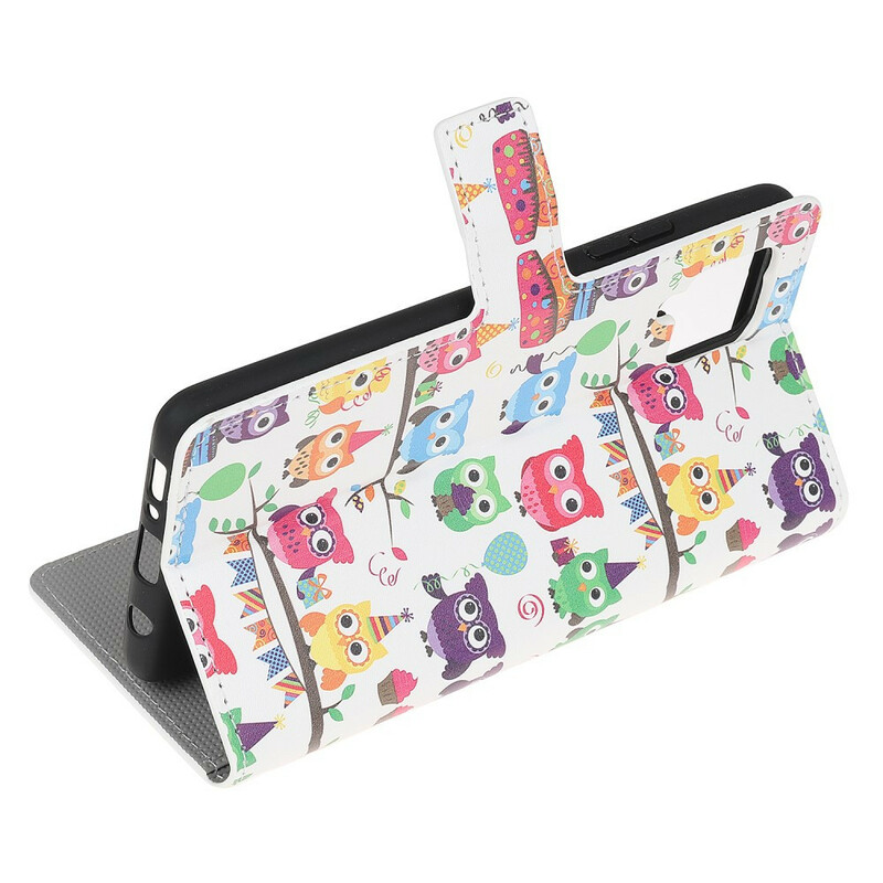 Housse Samsung Galaxy A12 Multiples Hiboux Housse Samsung Galaxy A12 Multiples Hiboux