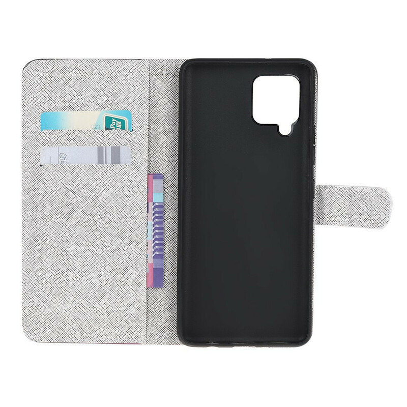 Housse Samsung Galaxy A12 Libellules à Lanière Housse Samsung Galaxy A12 Libellules à Lanière