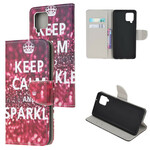 Housse Samsung Galaxy A12 Keep Calm and Sparkle Housse Samsung Galaxy A12 Keep Calm and Sparkle