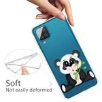 Coque Samsung Galaxy A12 Transparente Panda Triste