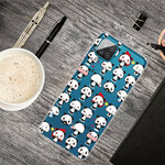 Coque Samsung Galaxy A12 Transparente Funny Pandas