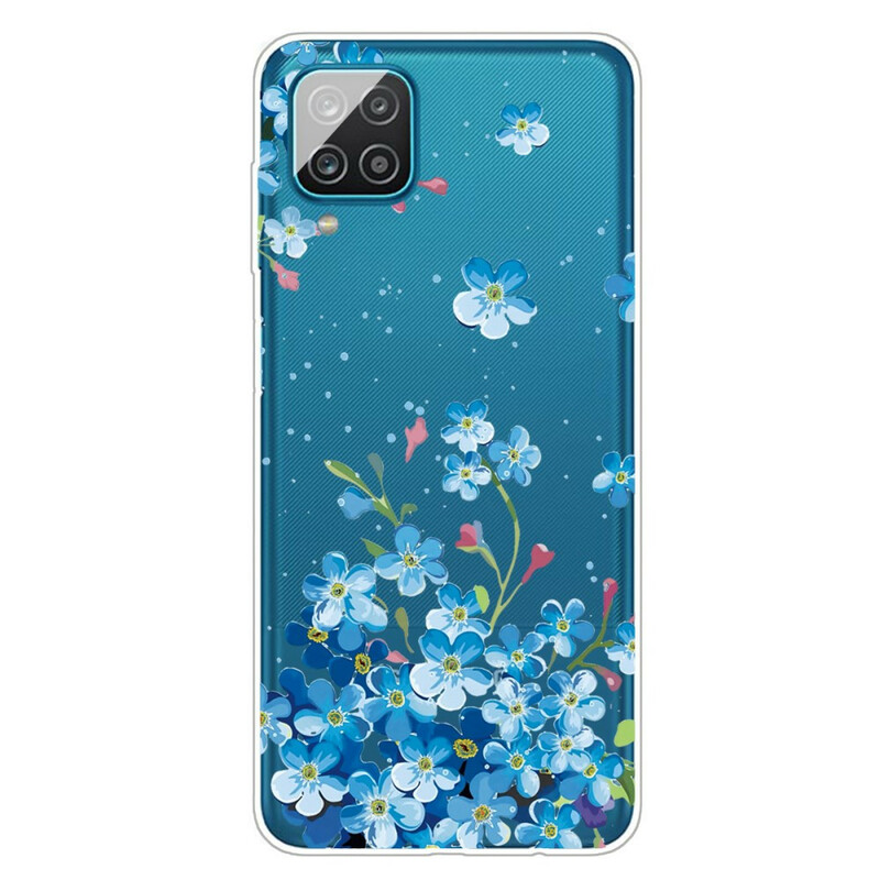 Coque Samsung Galaxy Note 10 Plus Fleurs Bleues - Ma Coque