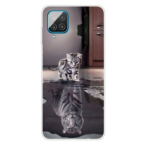 Coque Samsung Galaxy A12 Ernest le Tigre