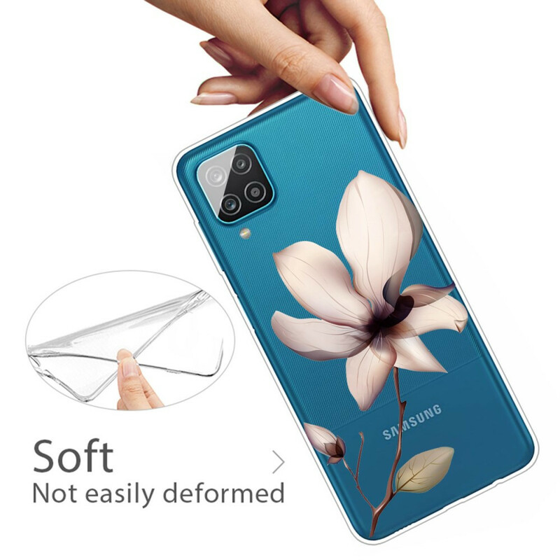 Coque Samsung Galaxy A12 Florale Premium