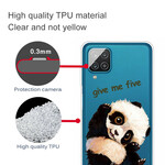 Coque Samsung Galaxy A12 Transparente Panda Give Me Five