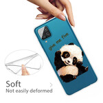 Coque Samsung Galaxy A12 Transparente Panda Give Me Five