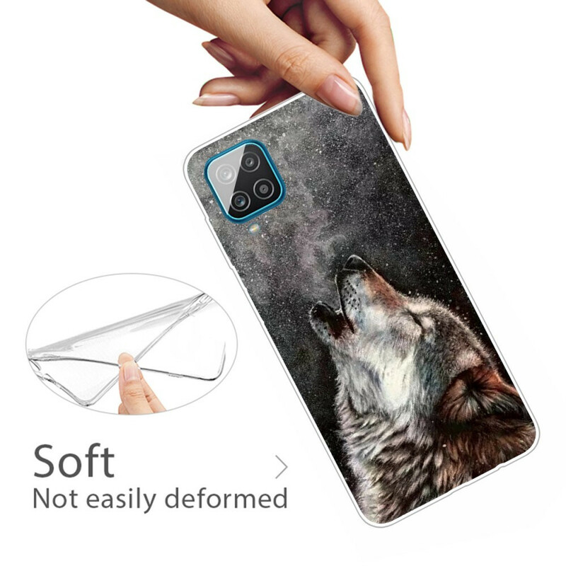 Coque Samsung Galaxy A12 Sublime Loup