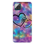 Coque Samsung Galaxy A12 Coeurs Enchaînés Coque Samsung Galaxy A12 Coeurs Enchaînés
