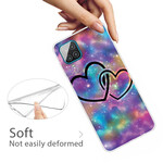 Coque Samsung Galaxy A12 Coeurs Enchaînés Coque Samsung Galaxy A12 Coeurs Enchaînés