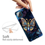 Coque Samsung Galaxy A12 Papillon Luxe Coque Samsung Galaxy A12 Papillon Luxe