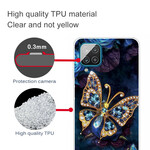 Coque Samsung Galaxy A12 Papillon Luxe Coque Samsung Galaxy A12 Papillon Luxe