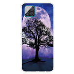 Coque Samsung Galaxy A12 Arbre et Lune Coque Samsung Galaxy A12 Arbre et Lune
