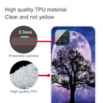 Coque Samsung Galaxy A12 Arbre et Lune Coque Samsung Galaxy A12 Arbre et Lune