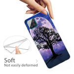 Coque Samsung Galaxy A12 Arbre et Lune Coque Samsung Galaxy A12 Arbre et Lune