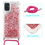 Coque Samsung Galaxy A51 Paillettes avec Cordon Coque Samsung Galaxy A51 Paillettes avec Cordon